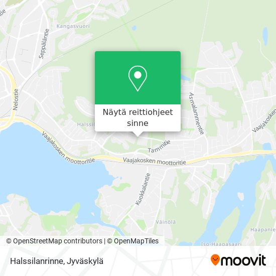 Halssilanrinne kartta