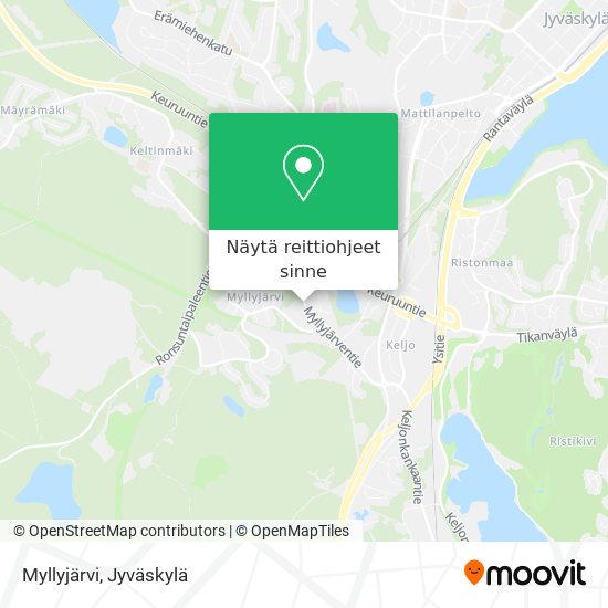 Myllyjärvi kartta