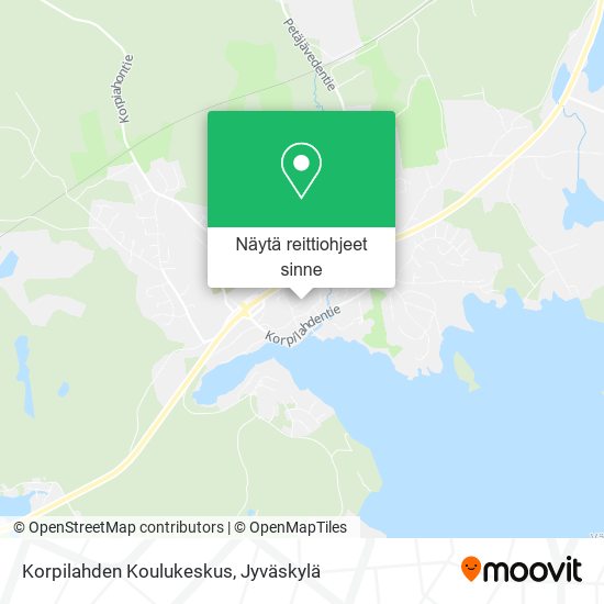 Korpilahden Koulukeskus kartta