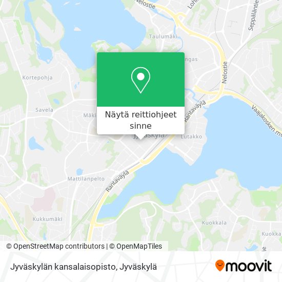 Jyväskylän kansalaisopisto kartta