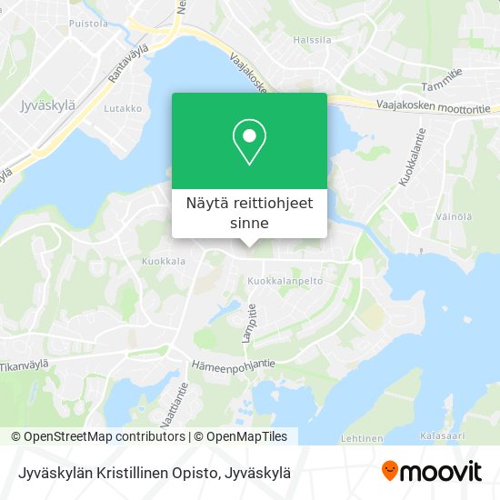 Jyväskylän Kristillinen Opisto kartta