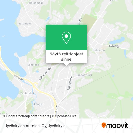 Jyväskylän Autolasi Oy kartta