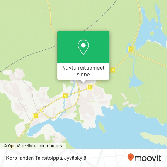 Korpilahden Taksitolppa kartta