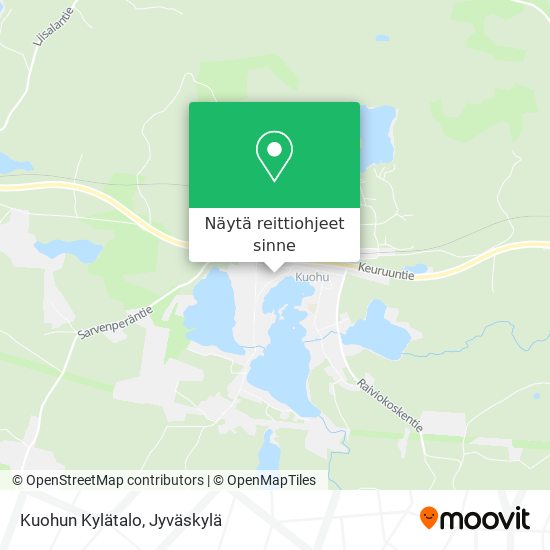 Kuohun Kylätalo kartta