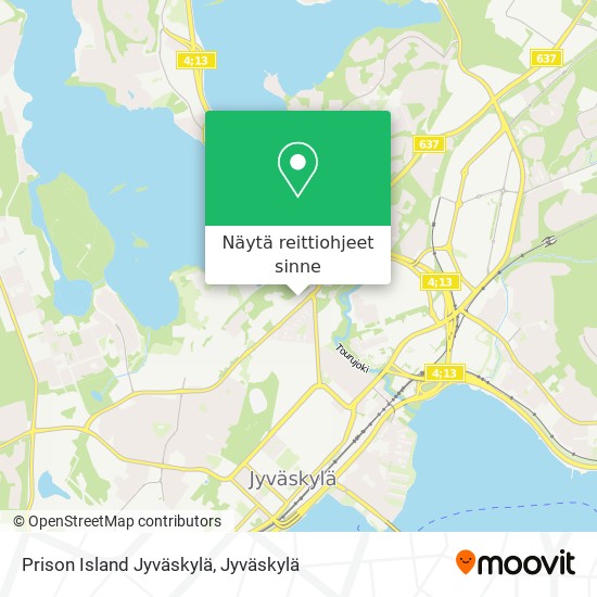 Prison Island Jyväskylä kartta