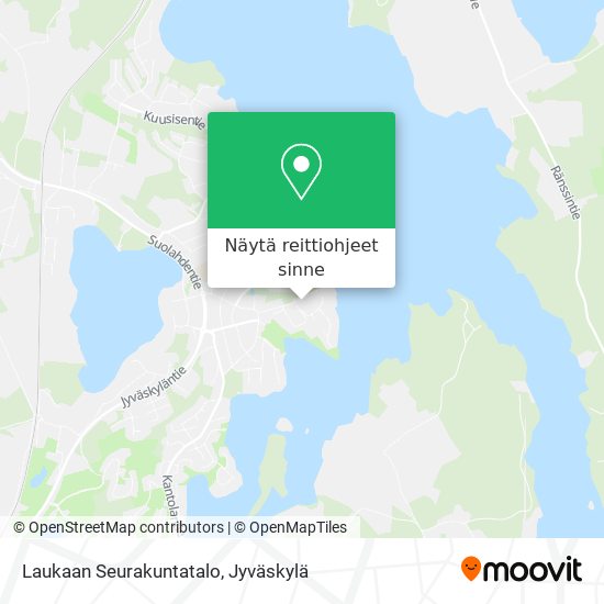 Laukaan Seurakuntatalo kartta