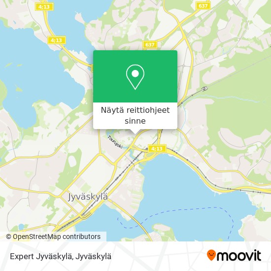 Expert Jyväskylä kartta