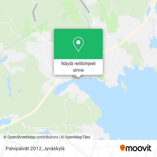 Palvipäivät 2012 kartta