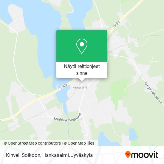 Kihveli Soikoon, Hankasalmi kartta
