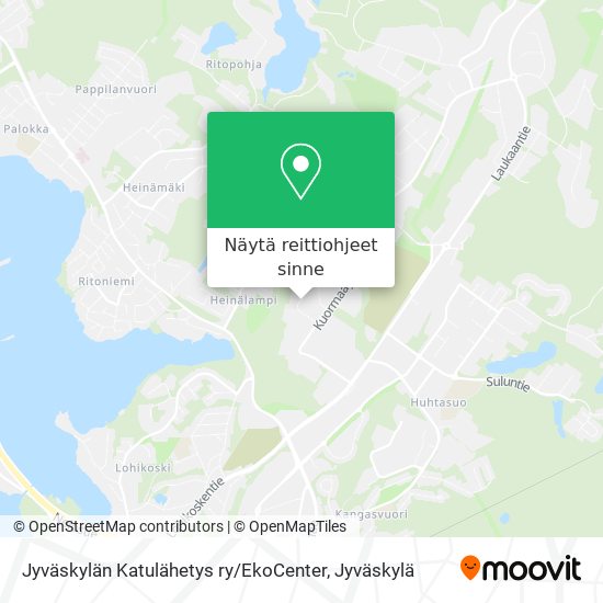 Jyväskylän Katulähetys ry / EkoCenter kartta