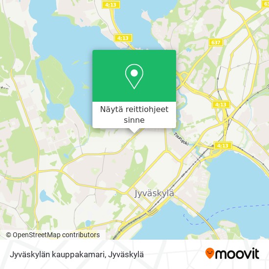 Jyväskylän kauppakamari kartta