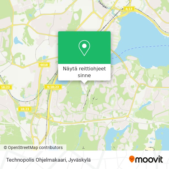 Technopolis Ohjelmakaari kartta