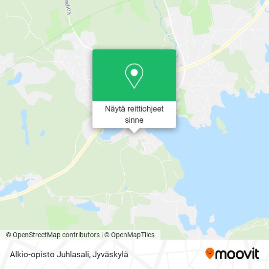 Alkio-opisto Juhlasali kartta