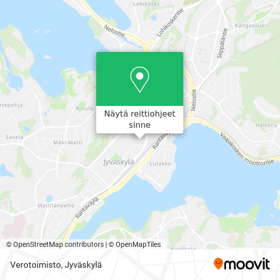 Kuinka päästä kohteeseen Verotoimisto paikassa Jyväskylä kulkuvälineellä  Bussi?