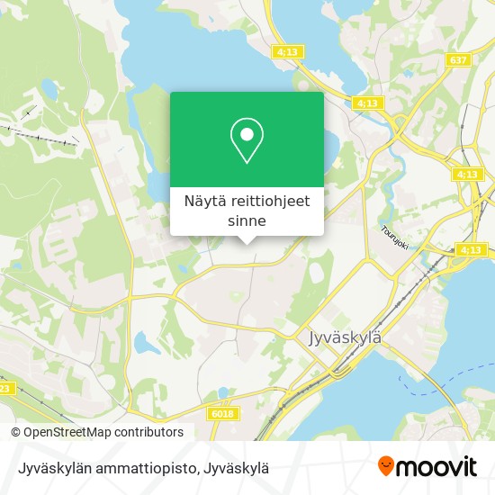 Jyväskylän ammattiopisto kartta