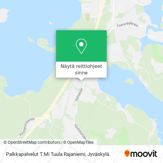 Palkkapalvelut T:Mi Tuula Rajaniemi kartta