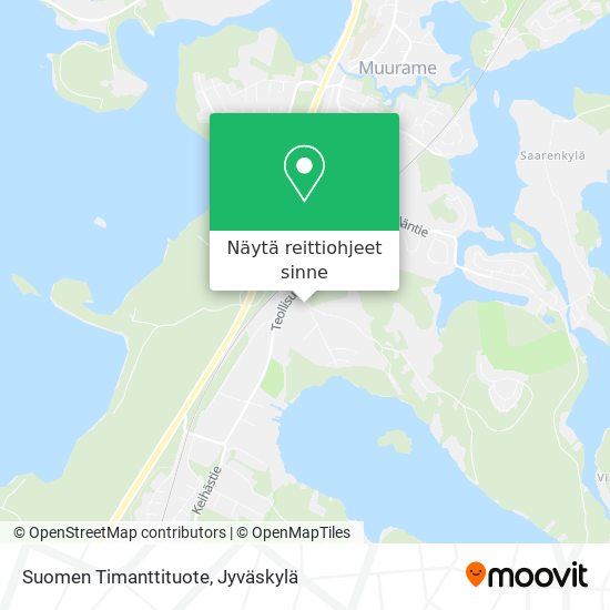 Suomen Timanttituote kartta