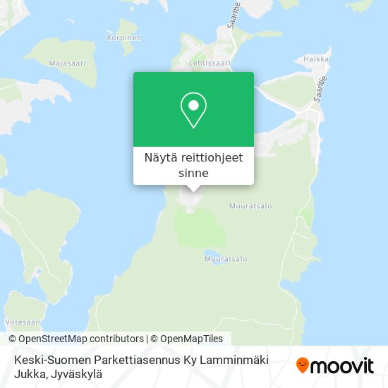 Keski-Suomen Parkettiasennus Ky Lamminmäki Jukka kartta