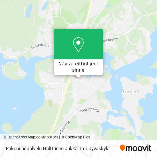 Rakennuspalvelu Halttunen Jukka Tmi kartta
