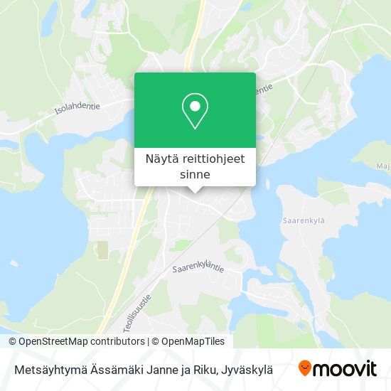 Metsäyhtymä Ässämäki Janne ja Riku kartta