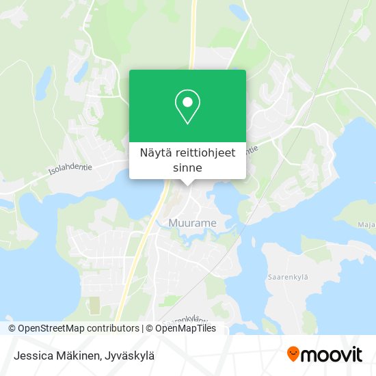 Jessica Mäkinen kartta