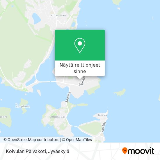 Koivulan Päiväkoti kartta