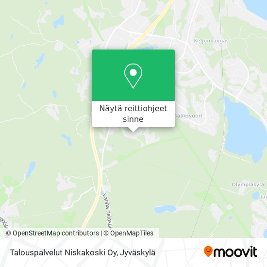 Talouspalvelut Niskakoski Oy kartta