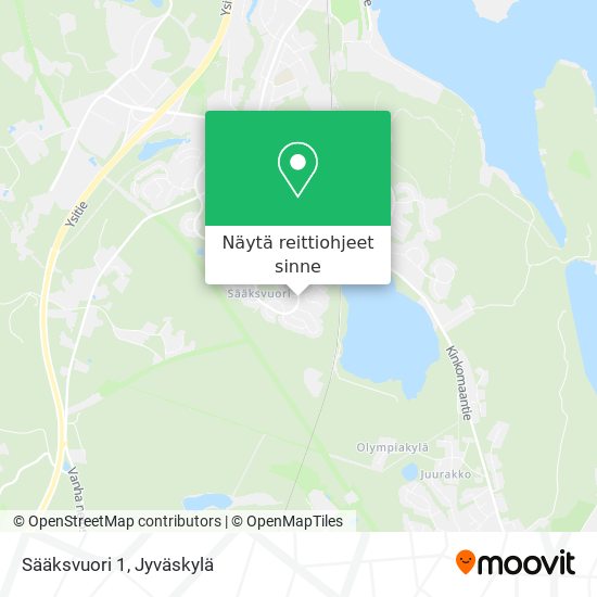 Sääksvuori 1 kartta