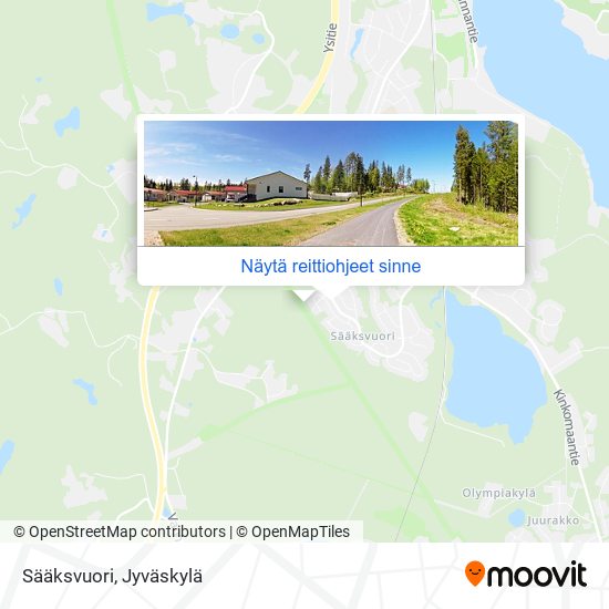 Sääksvuori kartta