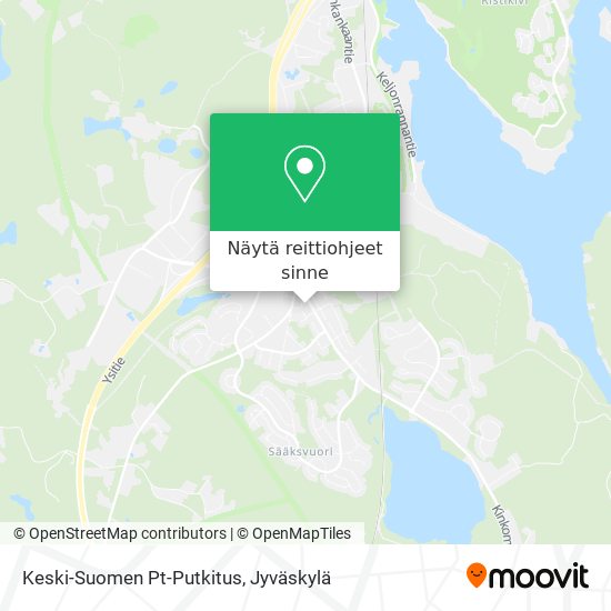 Keski-Suomen Pt-Putkitus kartta