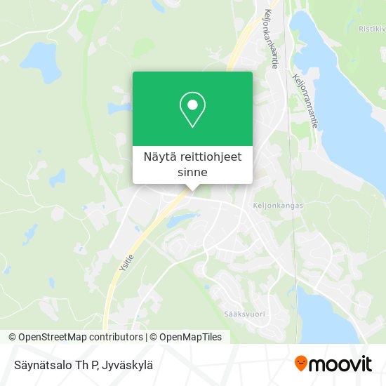 Säynätsalo Th P kartta