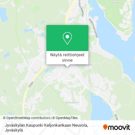 Jyväskylän Kaupunki Keljonkankaan Neuvola kartta