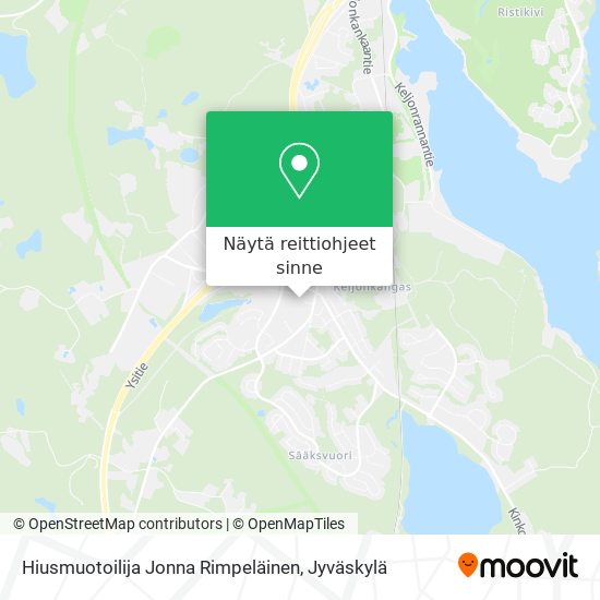 Hiusmuotoilija Jonna Rimpeläinen kartta