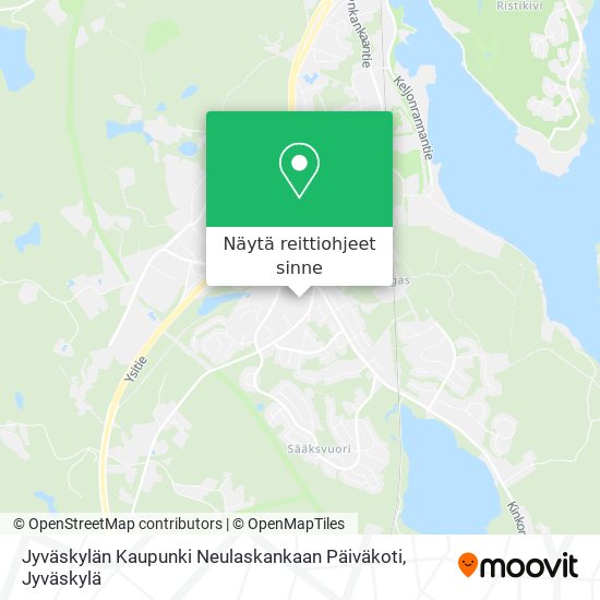 Jyväskylän Kaupunki Neulaskankaan Päiväkoti kartta