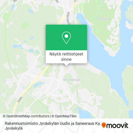 Rakennustoimisto Jyväskylän Uudis ja Saneeraus Ky kartta