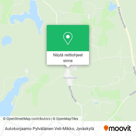 Autokorjaamo Pylväläinen Veli-Mikko kartta