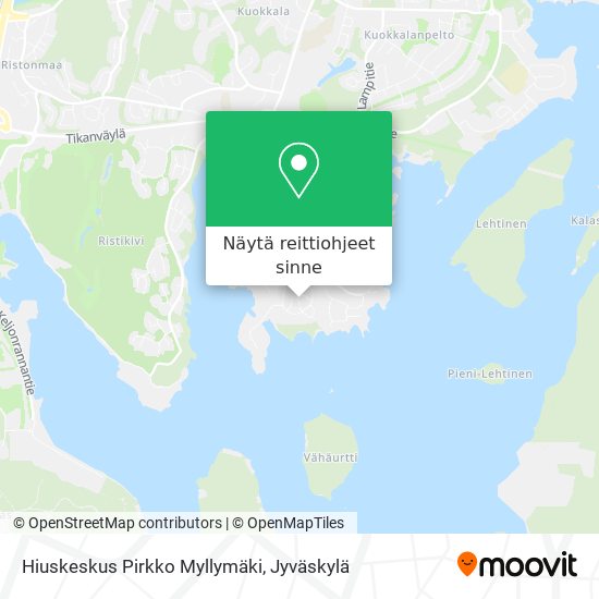 Hiuskeskus Pirkko Myllymäki kartta