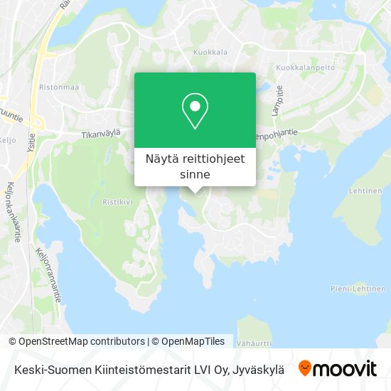 Keski-Suomen Kiinteistömestarit LVI Oy kartta
