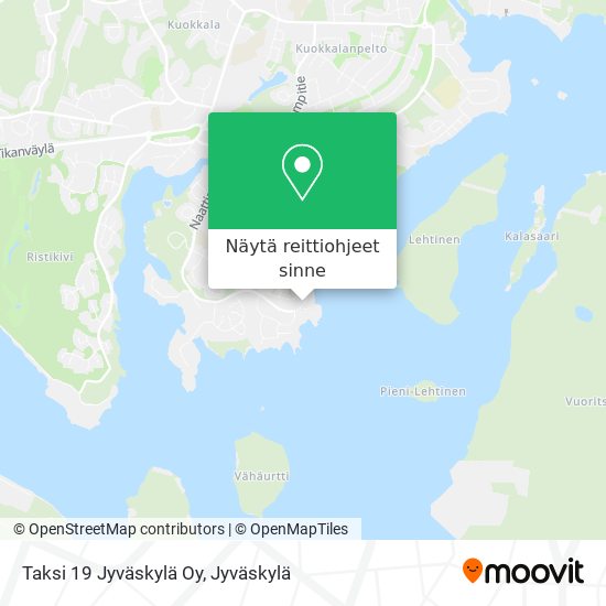Taksi 19 Jyväskylä Oy kartta