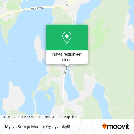 Myllyn Sora ja Murske Oy kartta