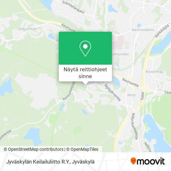 Jyväskylän Keilailuliitto R.Y. kartta