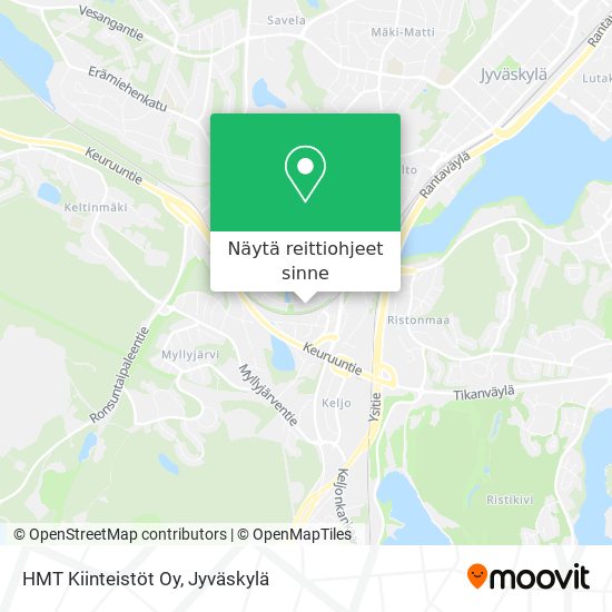HMT Kiinteistöt Oy kartta