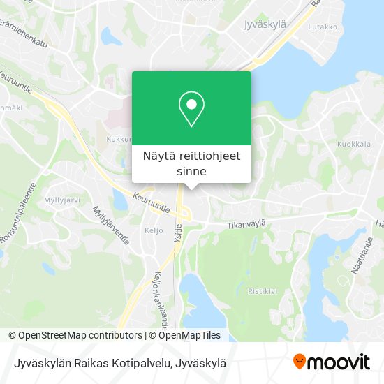 Jyväskylän Raikas Kotipalvelu kartta