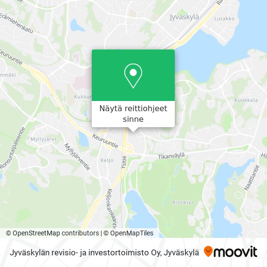 Jyväskylän revisio- ja investortoimisto Oy kartta
