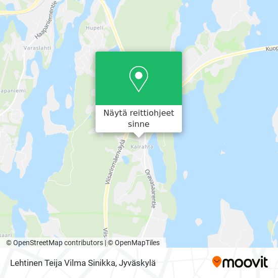Lehtinen Teija Vilma Sinikka kartta