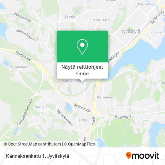 Kannaksenkatu 1 kartta