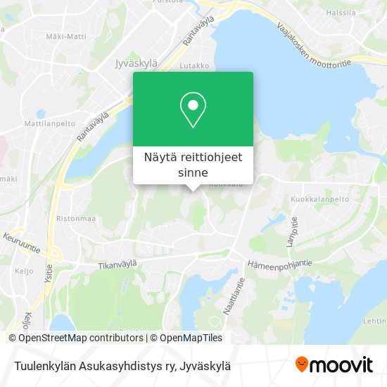 Tuulenkylän Asukasyhdistys ry kartta