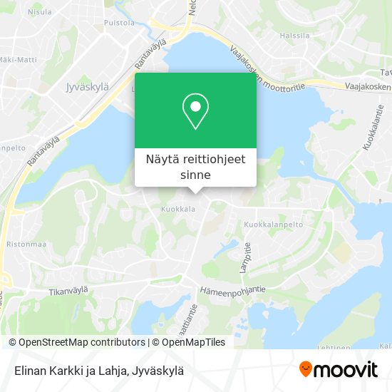 Elinan Karkki ja Lahja kartta