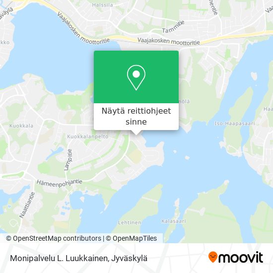 Monipalvelu L. Luukkainen kartta