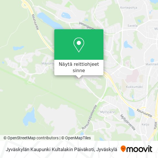 Jyväskylän Kaupunki Kultalakin Päiväkoti kartta